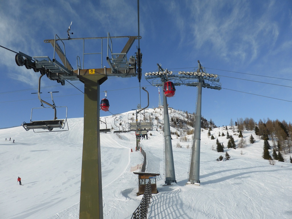 Ischgl oder St.Michael :-) ?   Kreuzung Grosseckbahn mit der Grosseckbahn 2