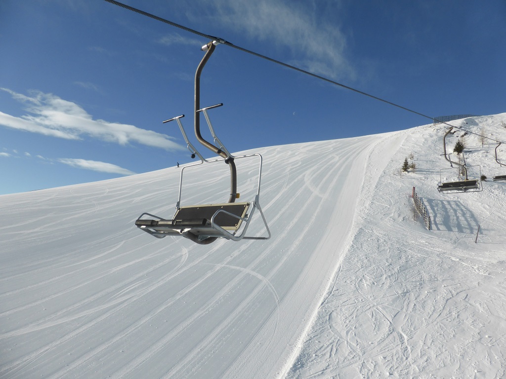 oberer Teil der 3b, die war heute mein Favorit. Fast durchgängig top präpariert und erst ab Mittag dann etwas glatter