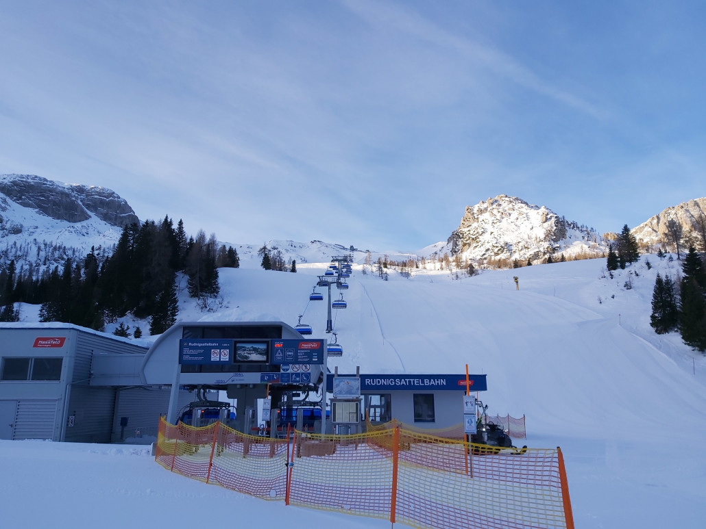 Da wurde noch was gewerkelt. Es ging noch mal zurück hoch.