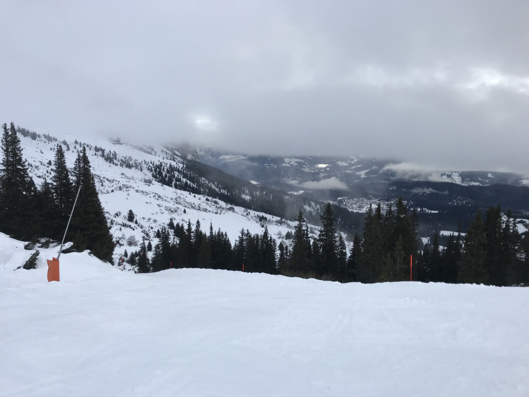 Die Graubergpiste gehört zu den besseren heute