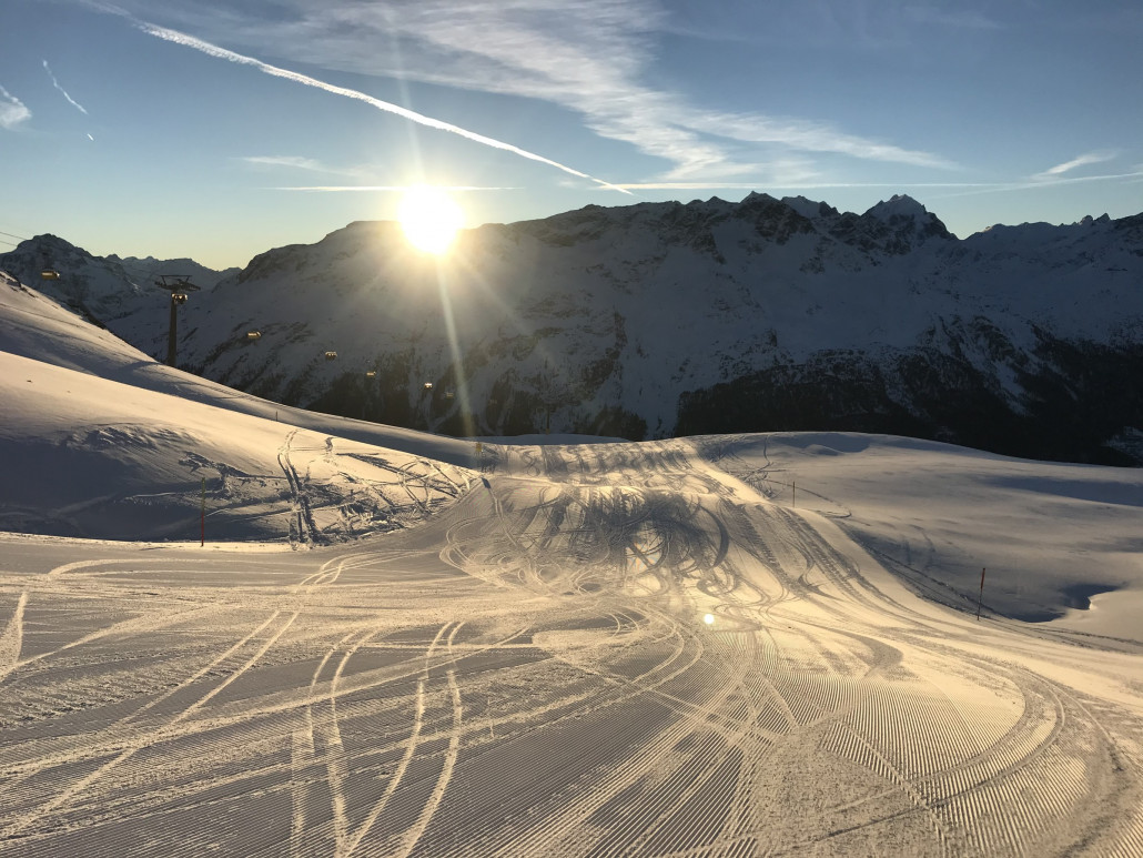 Auf der Swing kommt dann schon die Sonne