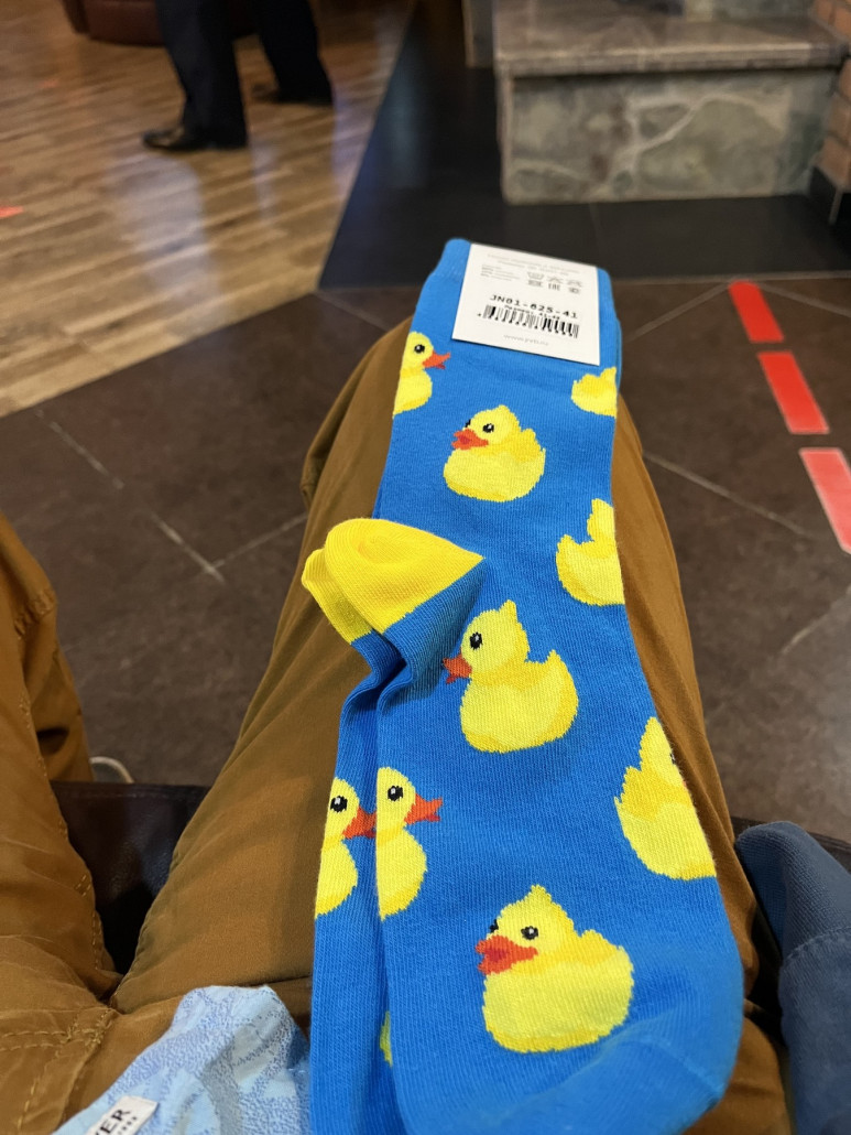 Socken als Silvestergeschenk