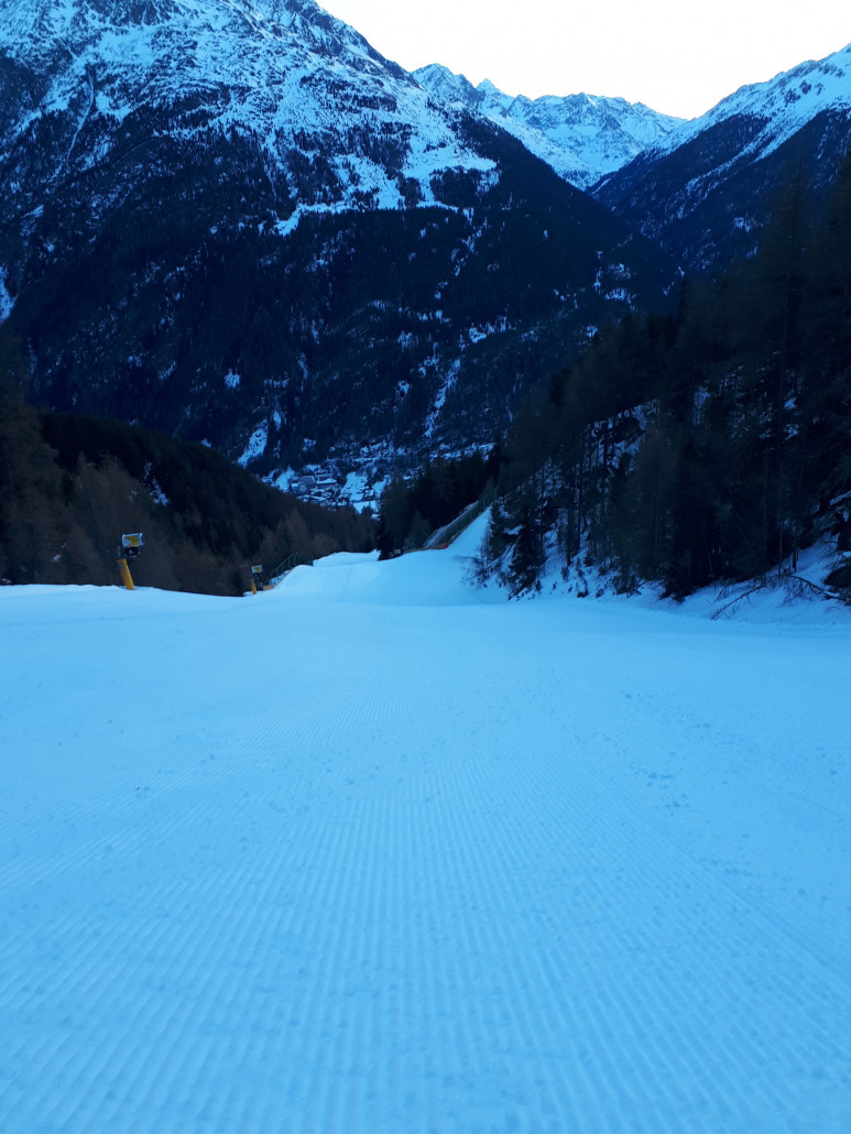 Gaislachkogl Schwarze Talabfahrt perfekt glatt gebügelt und recht griffig
