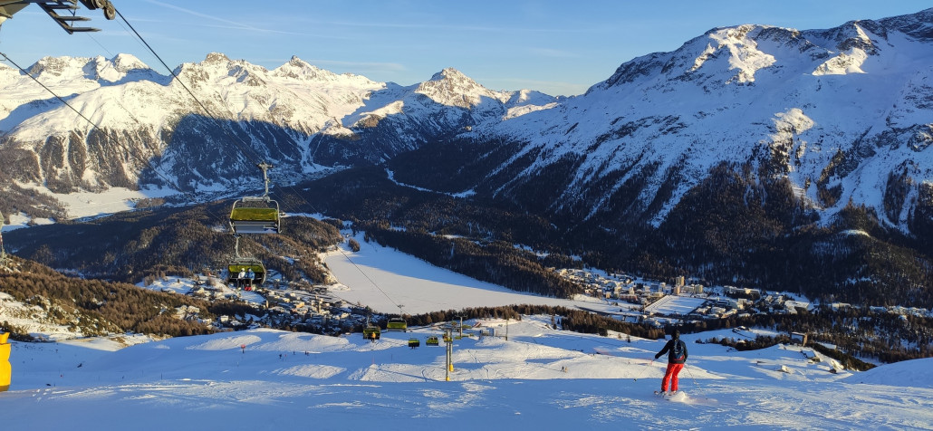 Nachmittags-Sonne in St Moritz