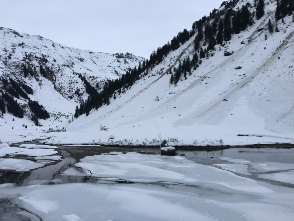 Der See ist schon wieder aufgetaut