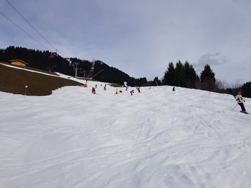 Das letzte Stück vor der Mittelstation in Hopfgarten wurde zum Tragödienhang.