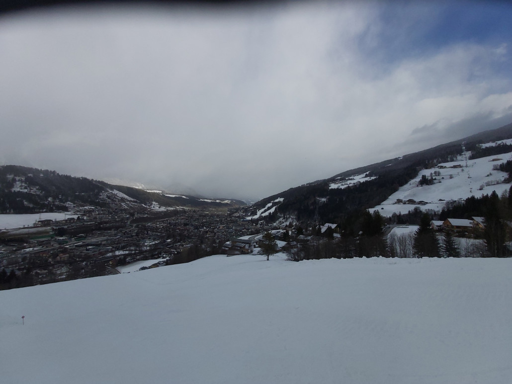 Blick über Schladming.