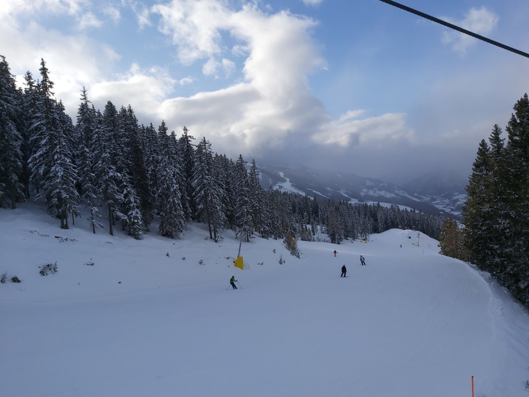 Könnte etwas steiler sein doch war es dafür schön glatt.