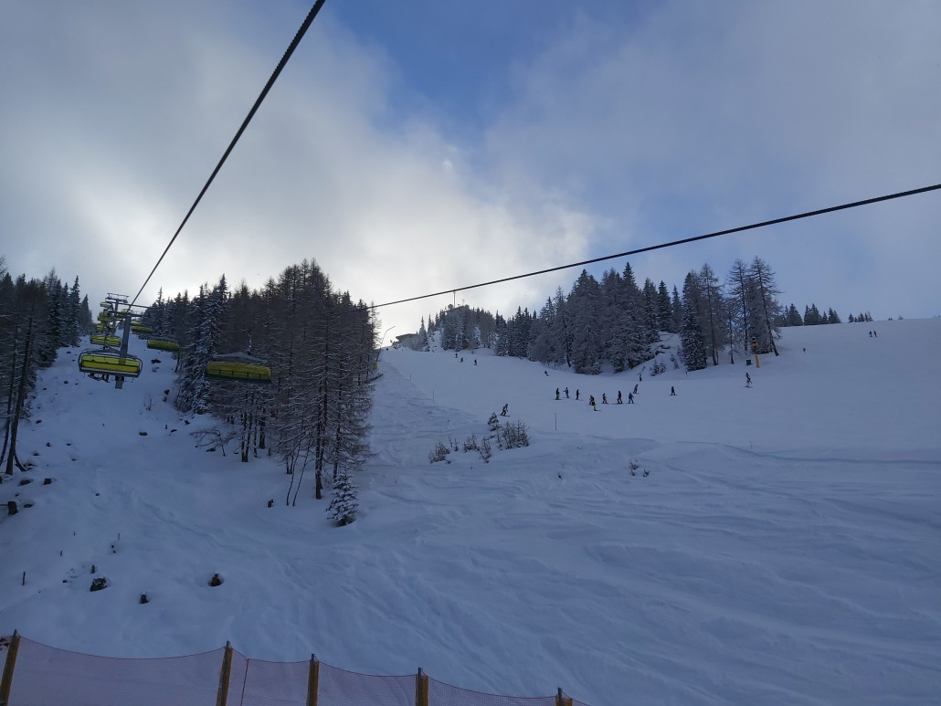 Burgstallalm war noch passabel.