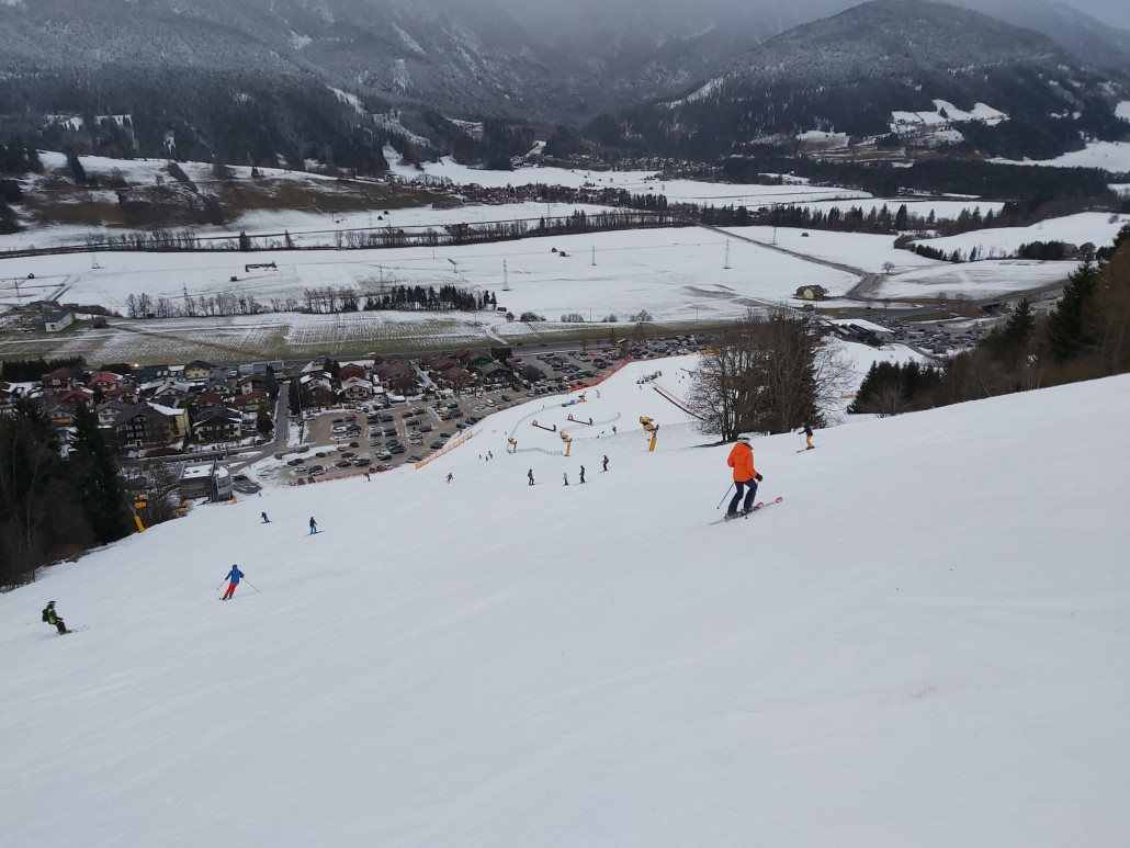 Die letzten chrunschigen Meter.