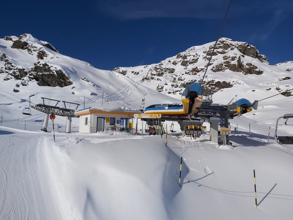 Eigentlich eine schöne Bahn, doch wird durchgehend abgebremst.