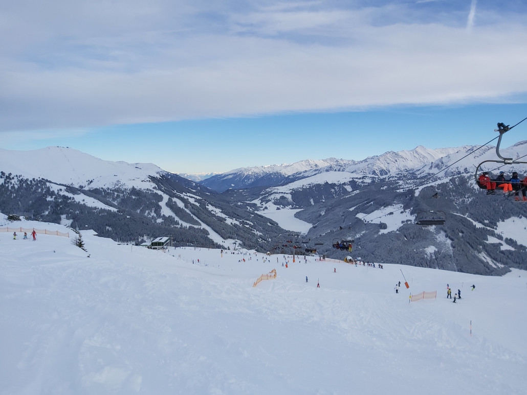 Oben geht es noch sehr gut zum crusen. An der Schwarzen schon mehr Eisig/Hart