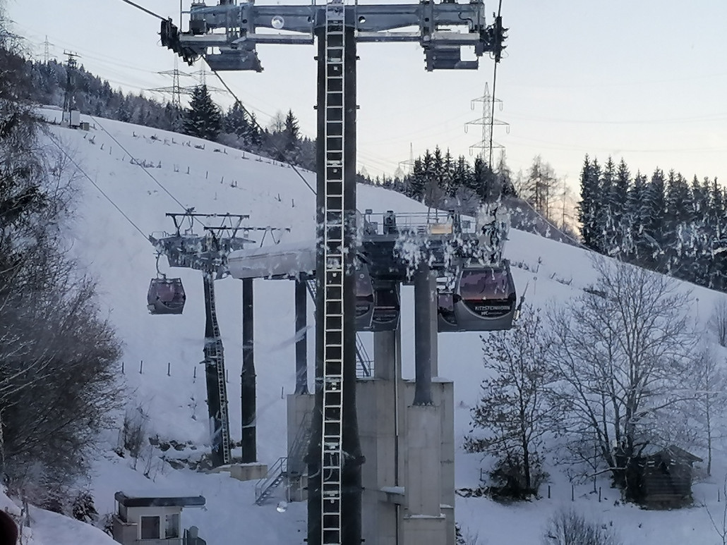 Kurve von der Maiskogelbahn