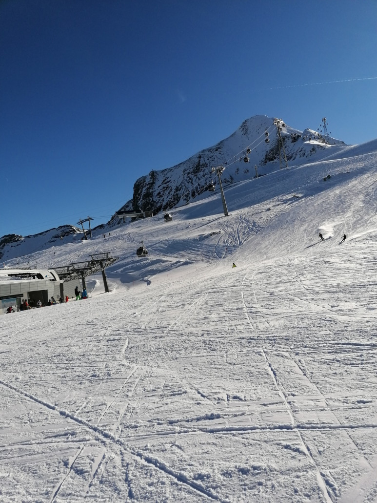 Ein Blick zum Gipfel