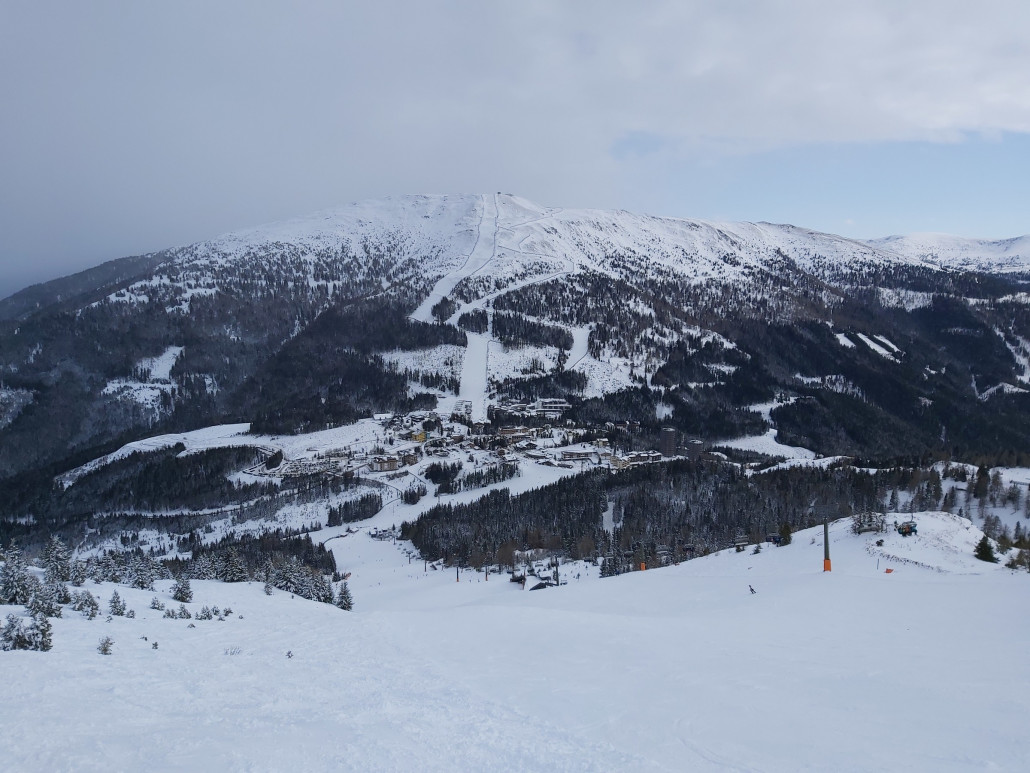 Abfahrt Nr.4 schon. An wenigen Stellen ist schon mit Eis zu rechnen.