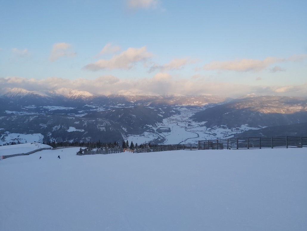 Schöne letzte Abfahrt an der A1.