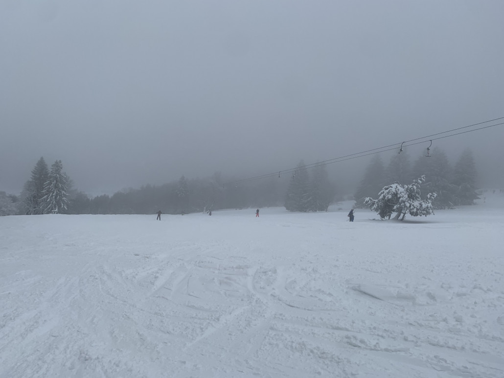 Auf der Piste am Blicklift