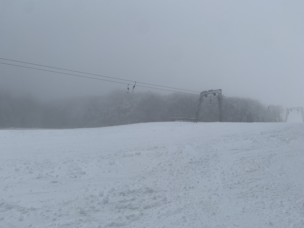 Unterhalb der Bergstation vom Dreitannenlift