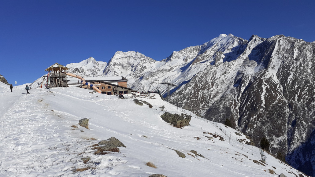 Hannig - hier endete der Poma-Stangenlift und begann die andere Abfahrt