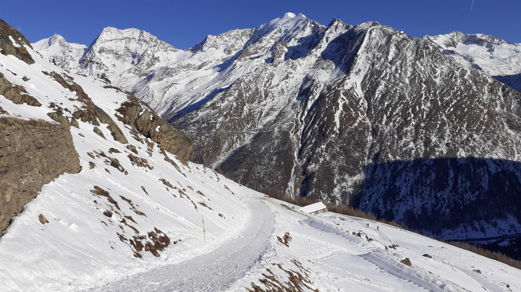 Wanderwege auf Hannig, früher waren hier auch Pisten