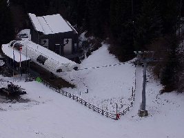 Talstation Larnags 12EUB. gebaut von einem Konsortium aus Garaventa und Doppelmayr