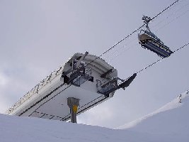 Bergstation im Kompakt Look mit Ameisen drauf.