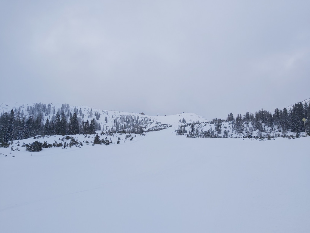 Die hinterste Anlage muss natürlich mitgenommen werden und eignet sich sehr gut zum Einfahren.
