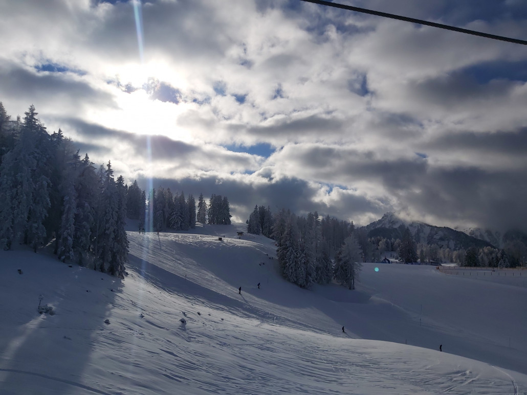 Mit einem schönen Lichtspiel heißt es wieder zurück zu kommen.