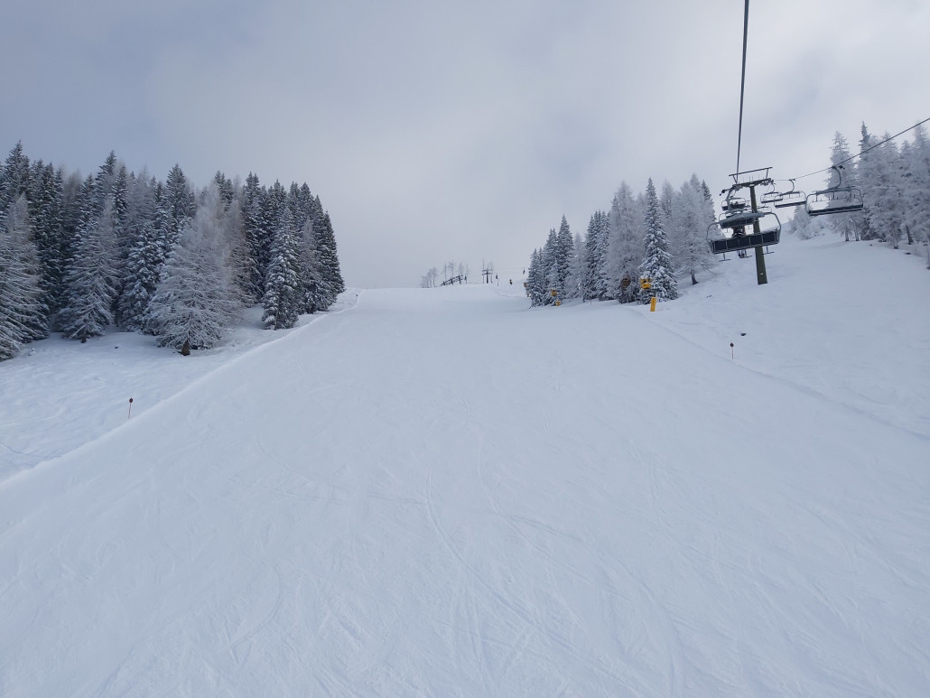 Eine kurze Schwarze und noch perfekt zum runter heizen. Natürlich wird die einmal gefahren.