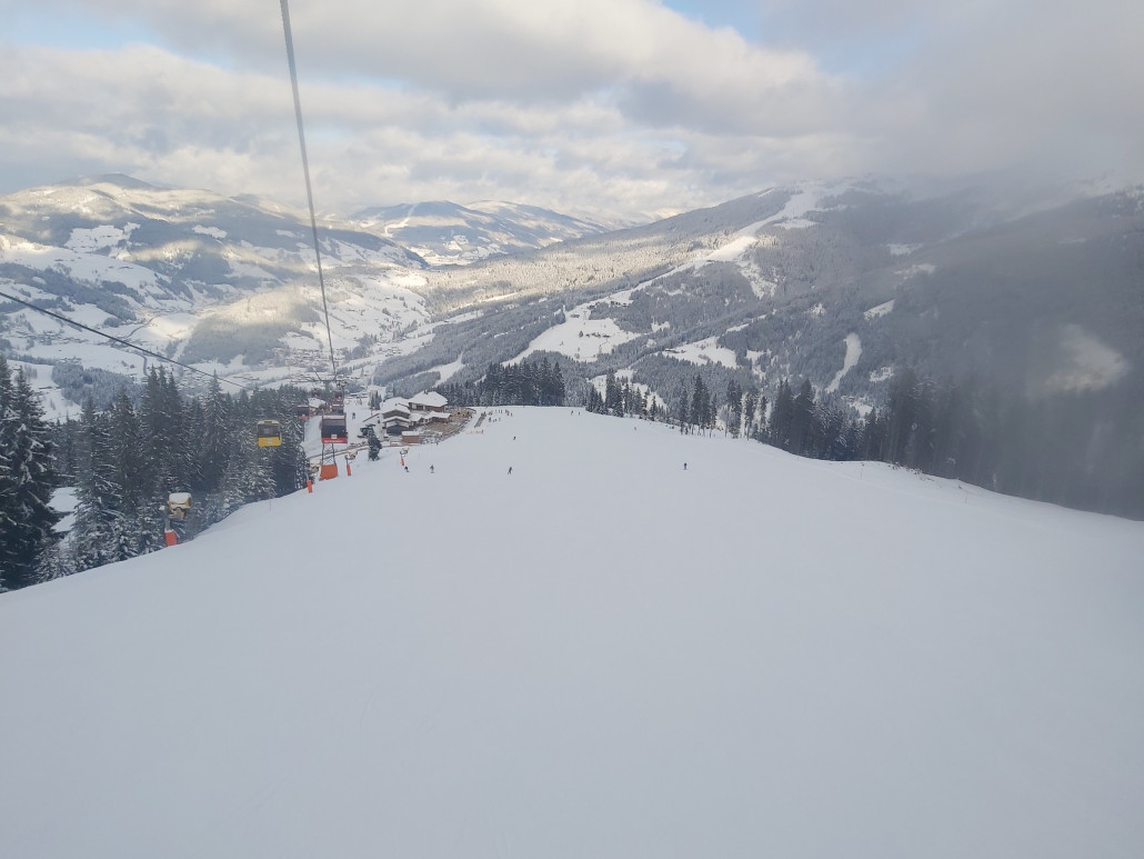 Runter nach Wagrain auch noch sehr gut und da eine alte Swoboda ein muss.