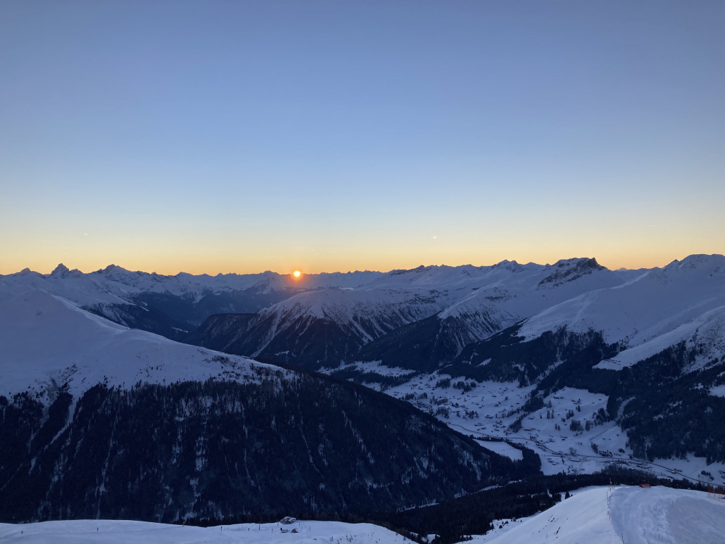 Ein genialer Pistentag geht zu Ende.