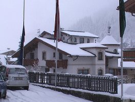Pension Rosengarten von hinten (21.11.)