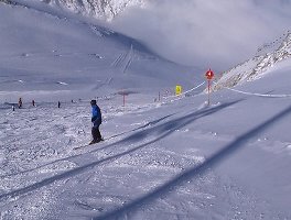 Abfahrt Gefrorene Wand (23.11.)