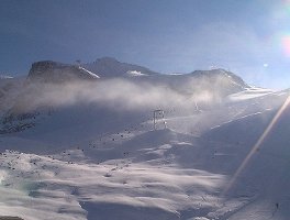 Blick von Tuxer Fernerhaus (24.11.)