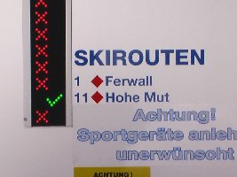 Trotz wenig Schnee: Skiroute Hohe Mut geöffnet - goil ;-)