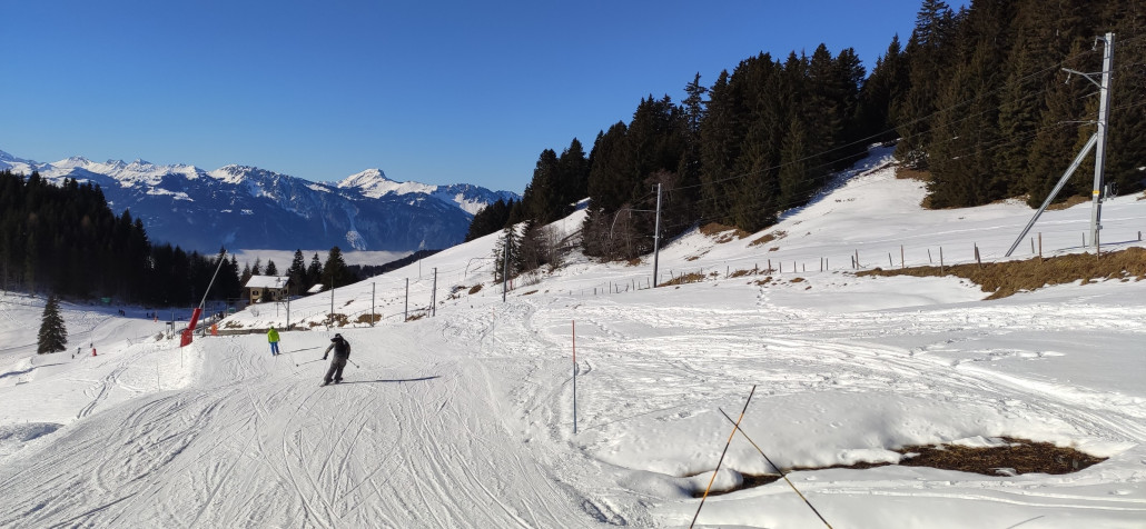Talabfahrt nach Villars