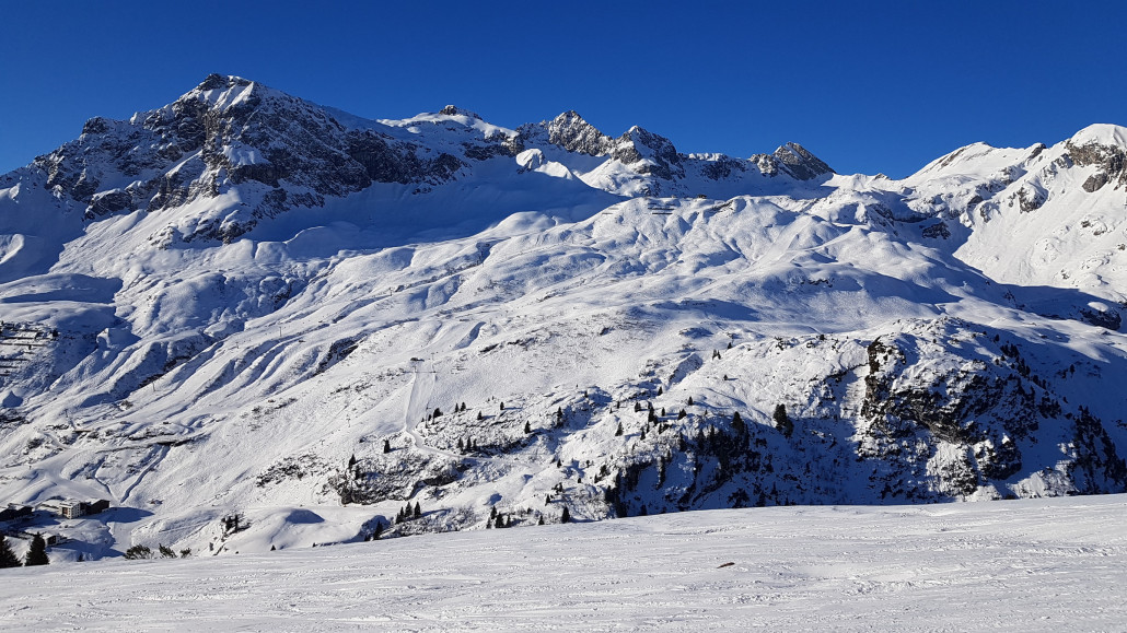 Auf dem Weg nach Zürs