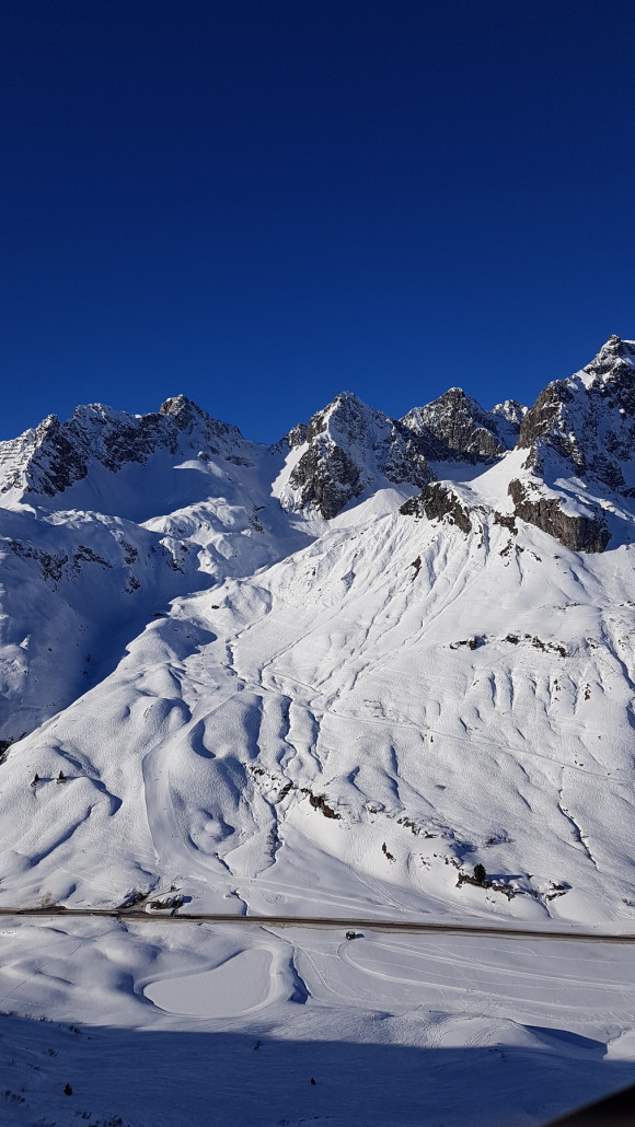 Blick zurück aus der Trittkopfbahn