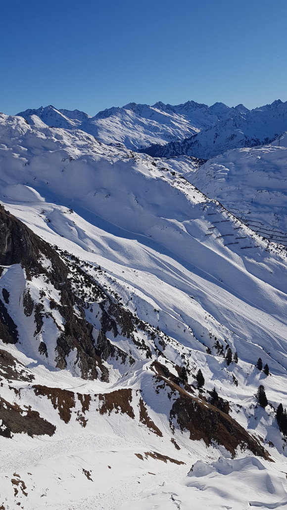 Aussicht aus der Flexenbahn