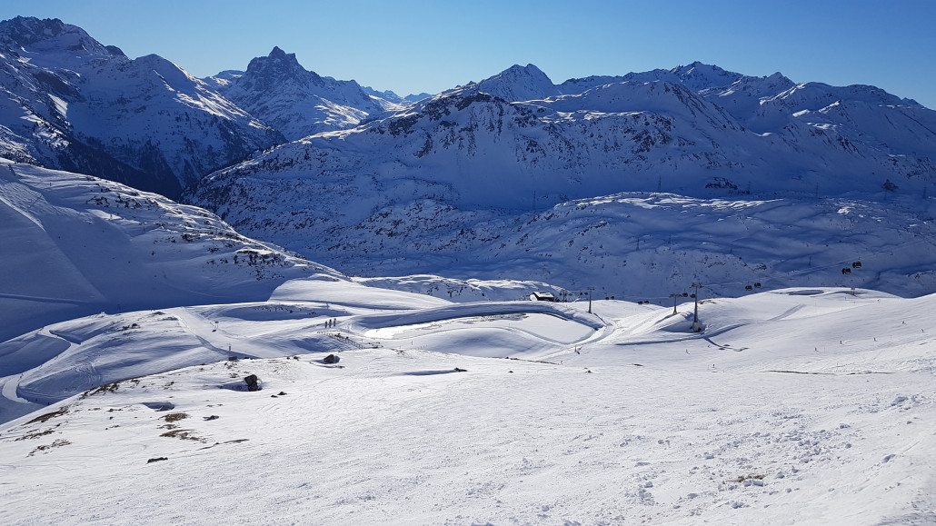 Am Ende des Schindlerkars, dass ich tatsächlich erstmalig befuhr. Für weitere Routen hier oben fehlte dann leider die Zeit