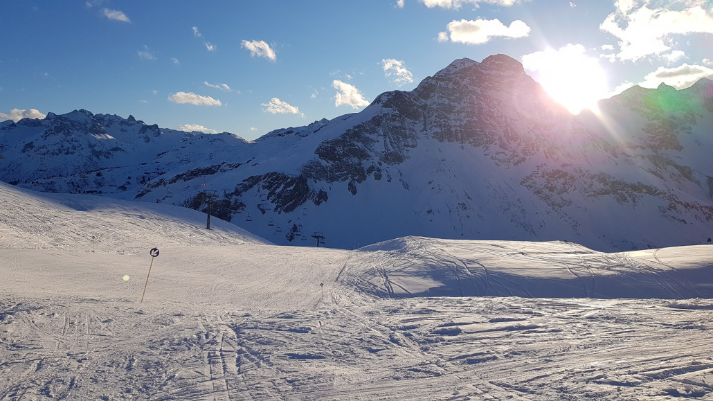 15:45 zurück in den Auenfeldjet, danach noch 1x Sonnenjet und 2x Salober, inklusive letzter Sonnenstrahlen