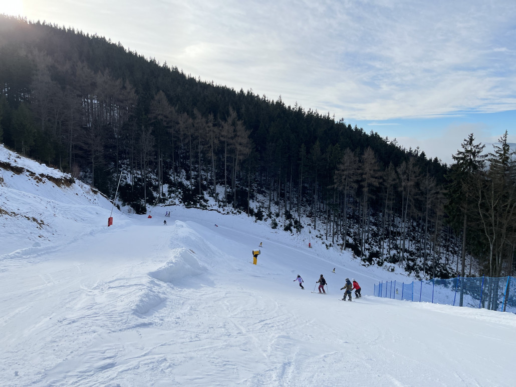 Zielkurve der Jachymovska bzw. Diretissima etwas breiter als zuletzt aber leider nicht steinfrei