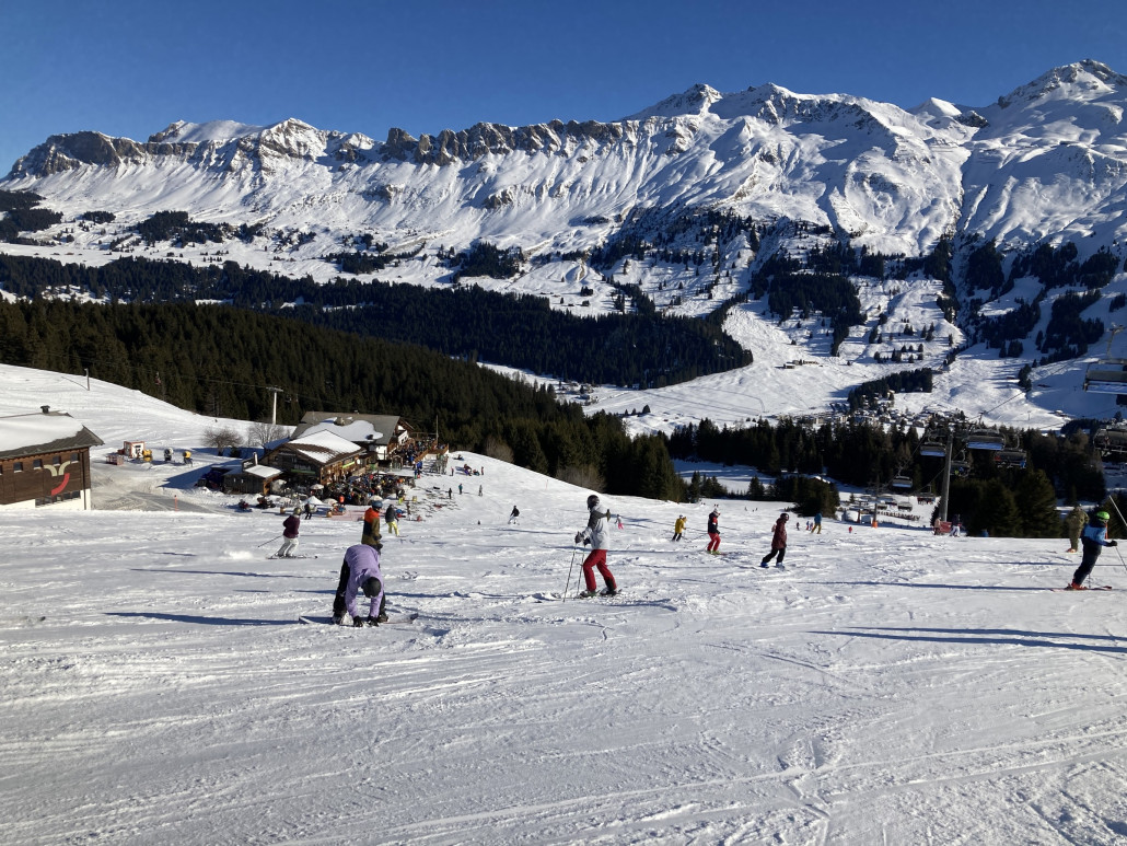 Der Stätz-Bereich wies ebenfalls eine hohe Dichte an Wintersportlern auf