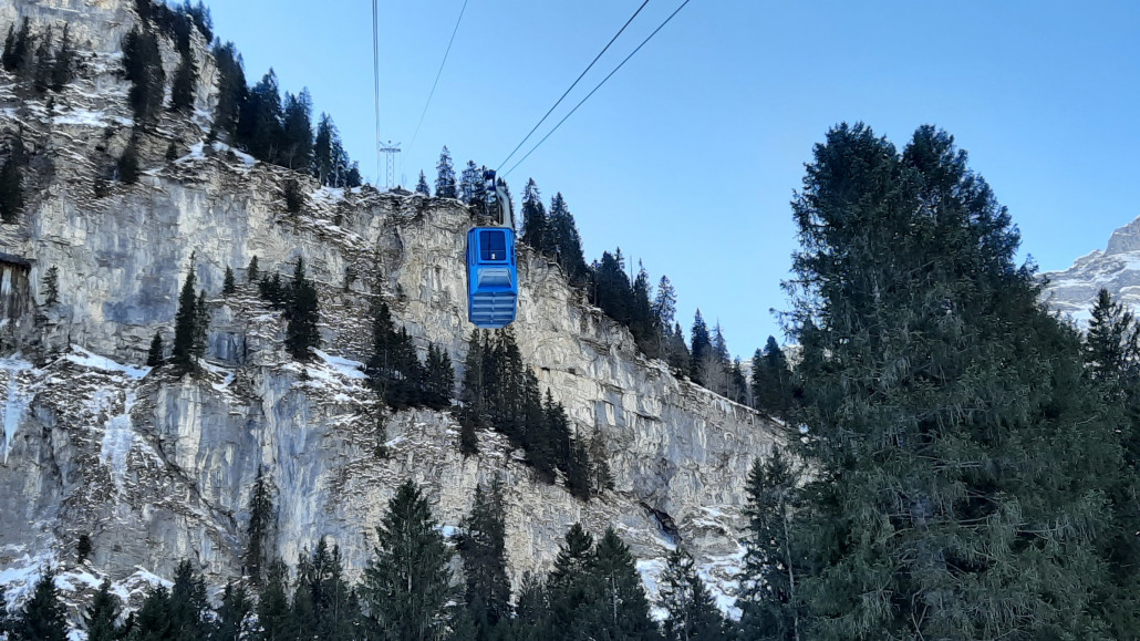 Heute auch 3x mit dem Älplerseil gefahren,die Talabfahrt ist sehr schön zum fahren