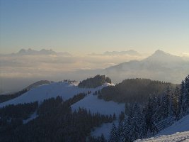 Der erste Blick an der Bergstation der Brandstadl EUB