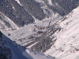 Auf dem Felssteg: Blick ins Pitztal (27.11.)