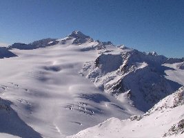 Auf dem Felssteg: Wildspitze (27.11.)