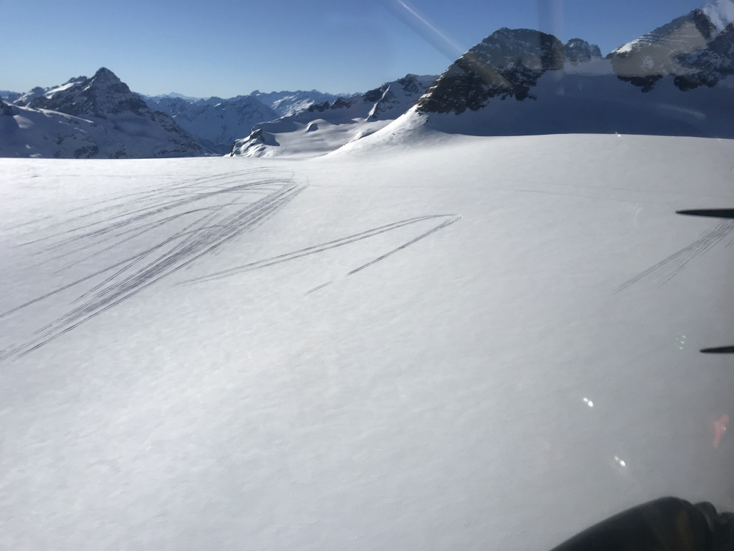 Unsere Spuren auf dem Hüfi Ost