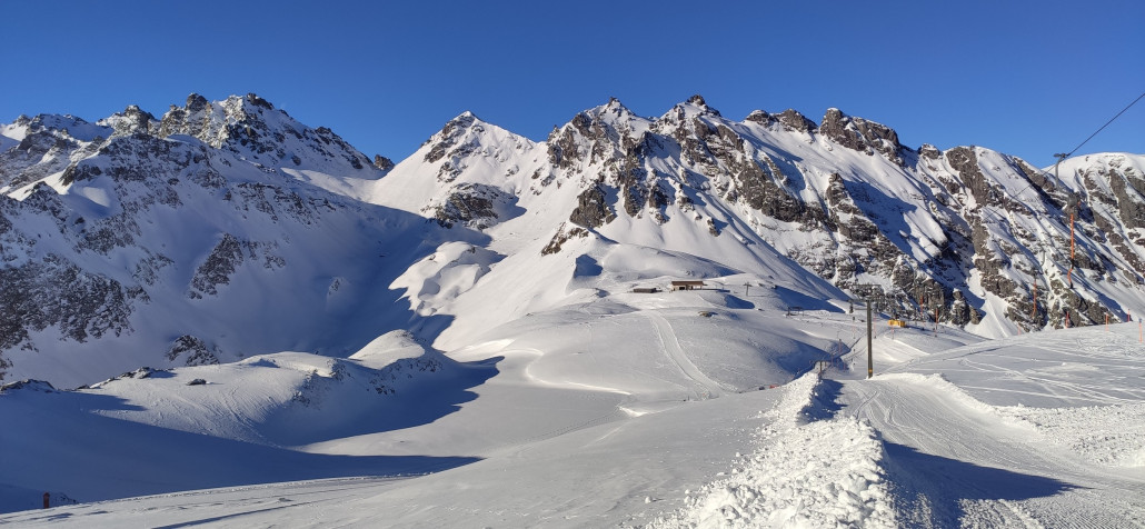 Verbindungslift, Blick auf den Pizol