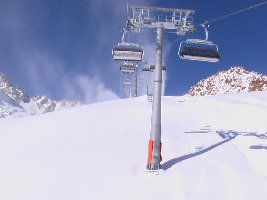 In der 6 KSB/B Seiterkar mit Beschneiung Piste 36 (27.11.)